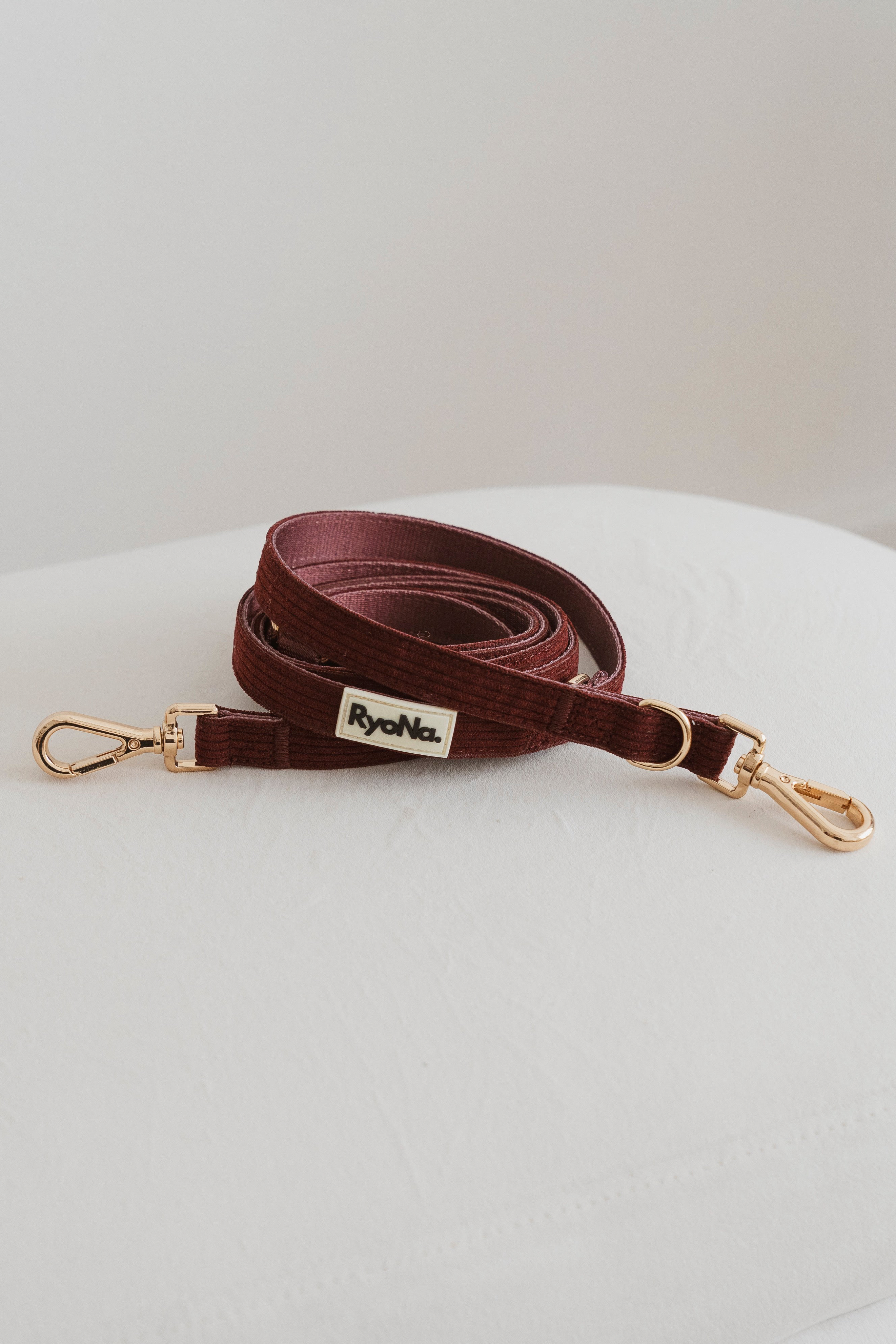 Laisse mains libres - Velours Côtelé 3 positions